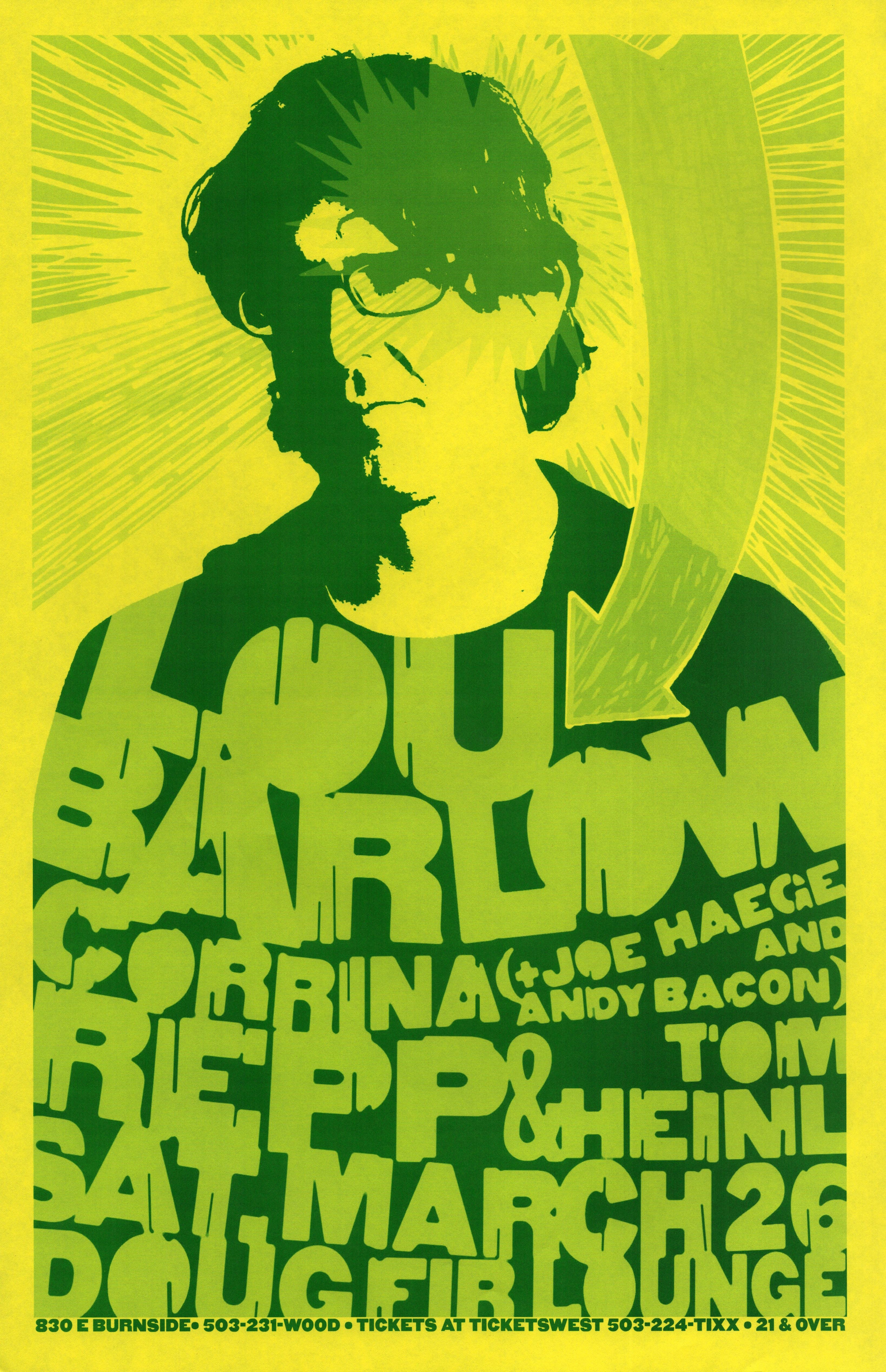 MXP-141.34 Lou Barlow 2005 Doug Fir  Mar 26 Concert Poster
