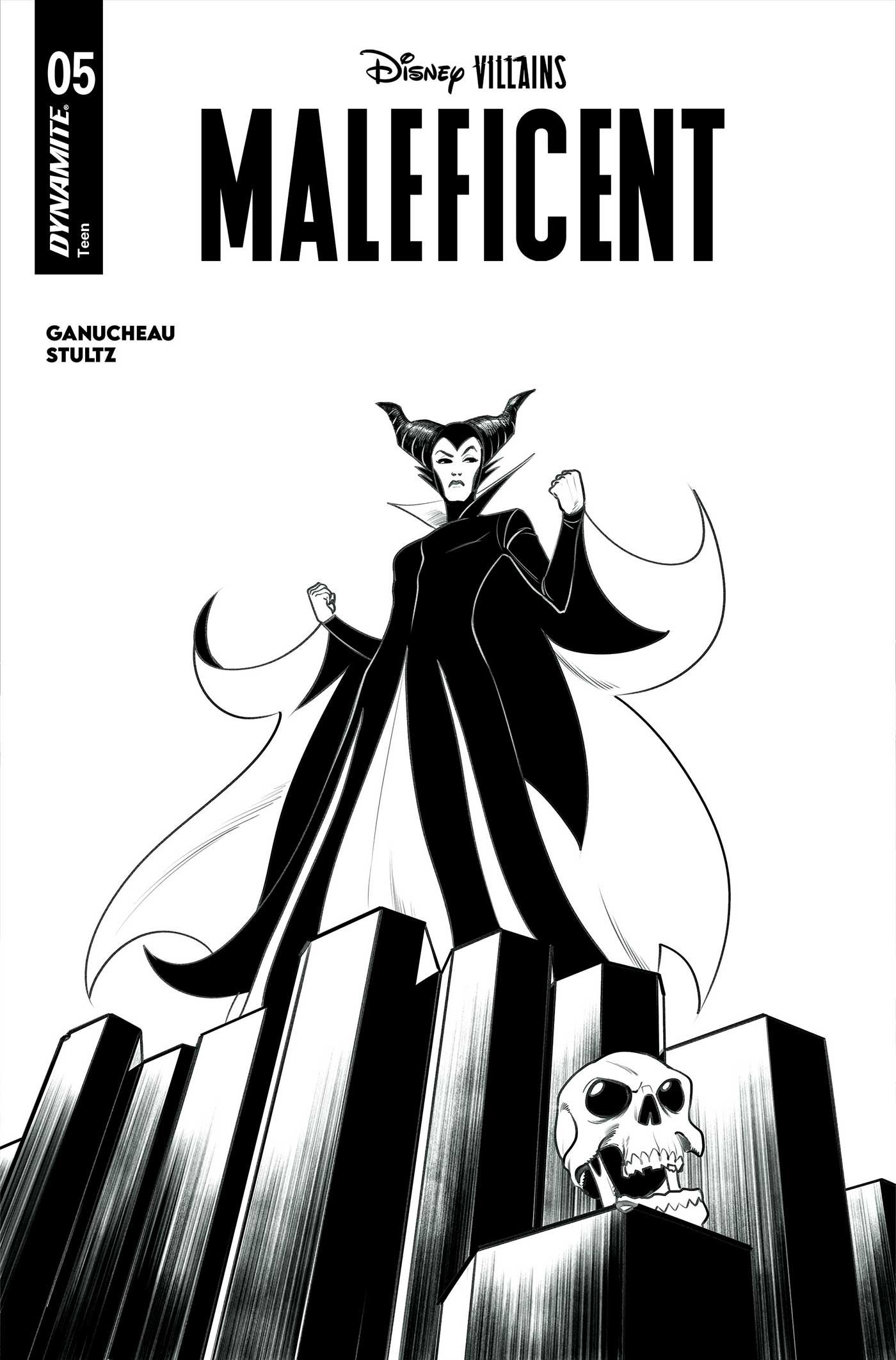 Disney Villains Maleficent #5 (Cvr I Inc 1:5 Robert Quinn Line Art Variant) Comic