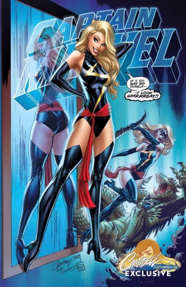 Captain Marvel #1 (JScottCampbell.com Edition B)