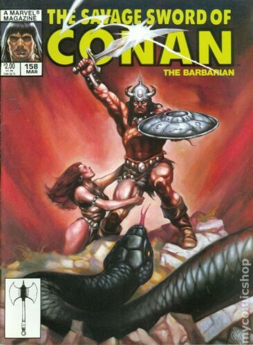 The Savage Sword of Conan #158 Comic