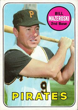 Bill Mazeroski 1969 Topps #335 Sports Card