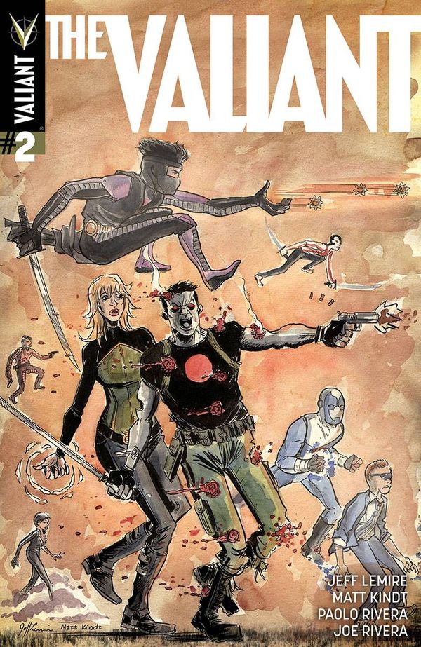 The Valiant #2 (20 Copy Cover Lemire & Kindt)