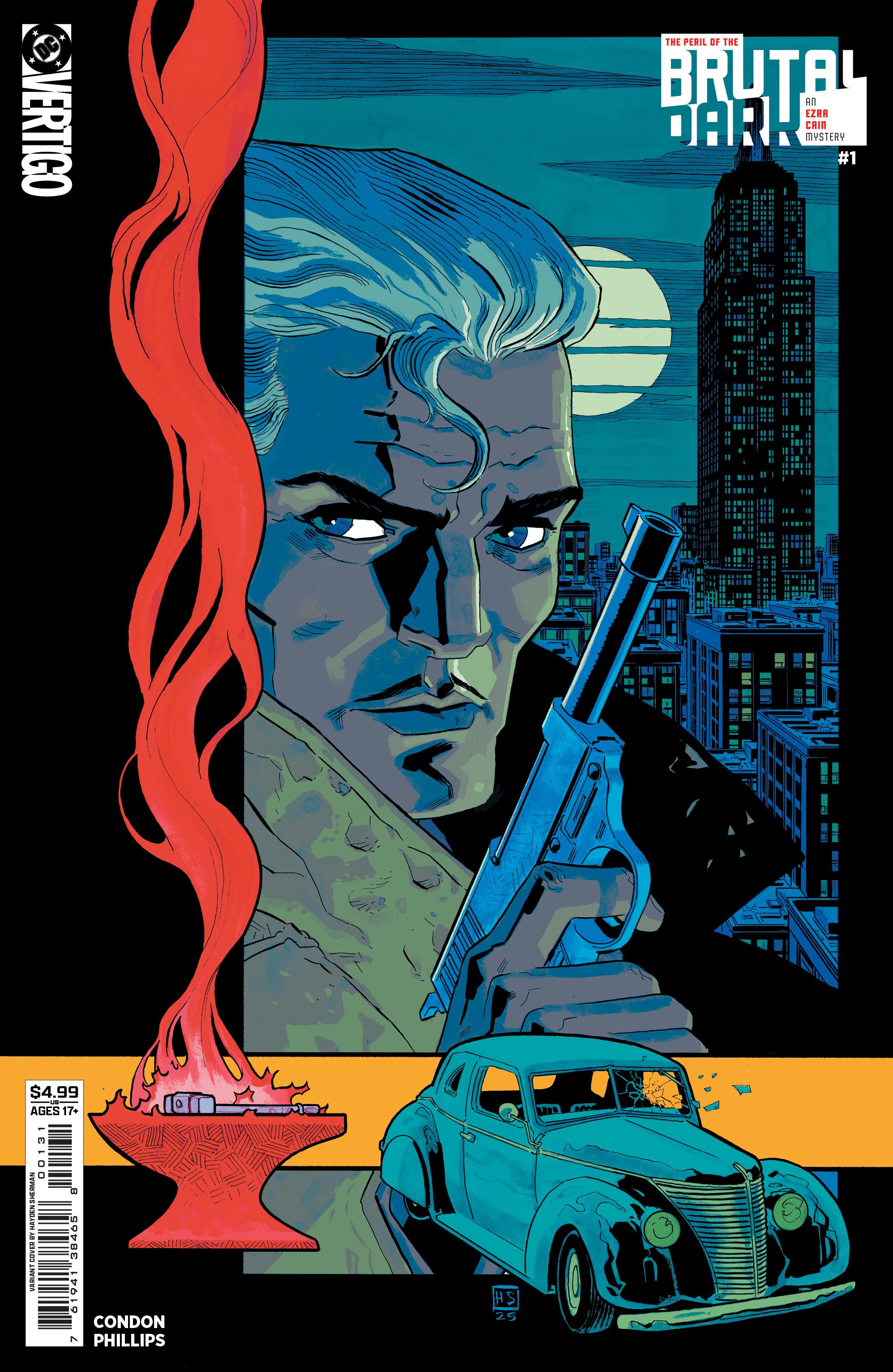 The Peril of the Brutal Dark: An Ezra Cain Mystery #1 (Cvr C Hayden Sherman Card Stock Variant) Comic