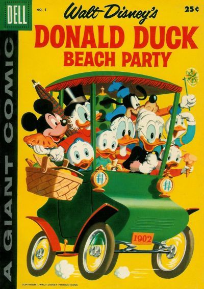 Donald Duck Beach Party #5 Comic