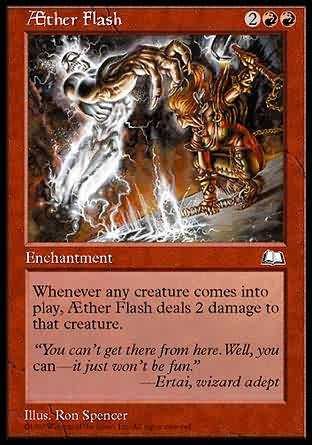 Aether Flash (Weatherlight) Trading Card