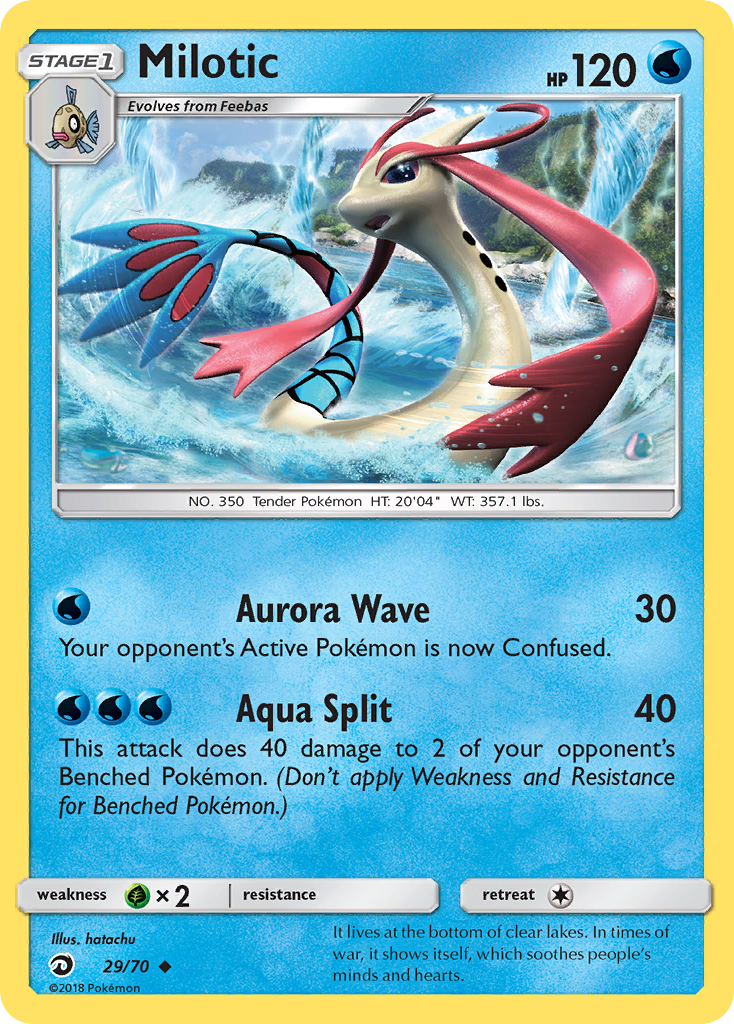 Milotic (29/70) - Dragon Majesty Pokémon Card