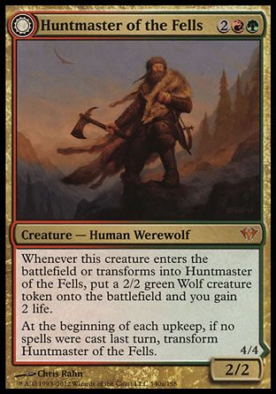 Huntmaster of the Fells (Dark Ascension) Trading Card