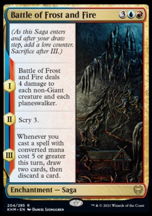 Battle of Frost and Fire (Kaldheim) Trading Card