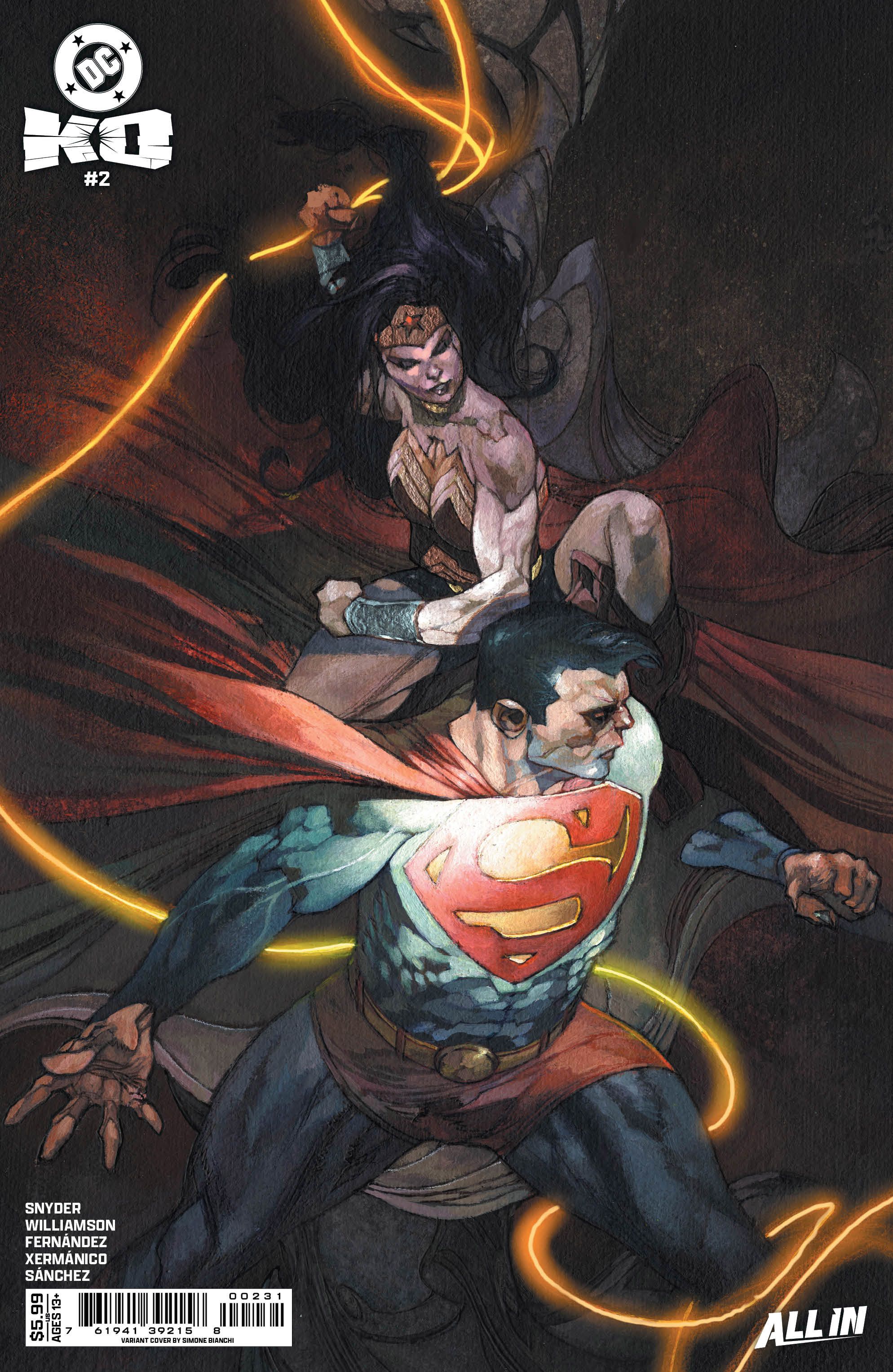 DC K.O. #2 (Cvr E Simone Bianchi Card Stock Variant) Comic