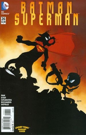 Batman Superman #26 (Looney Tunes Variant Cover)