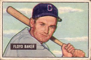 Floyd Baker 1951 Bowman #87 Sports Card