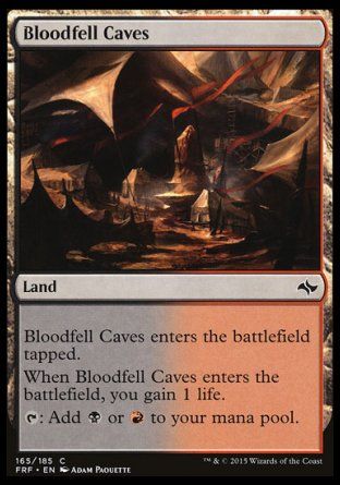 Bloodfell Caves (Fate Reforged) Trading Card