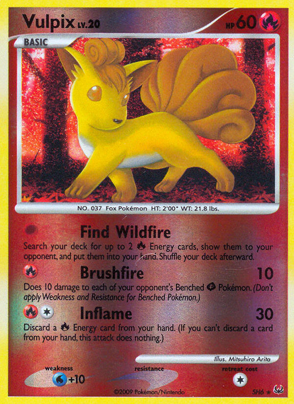 Vulpix (SH6) - Platinum Pokémon Card