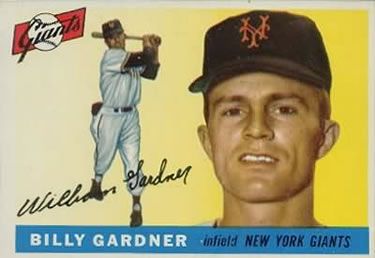 Billy Gardner 1955 Topps #27 Sports Card