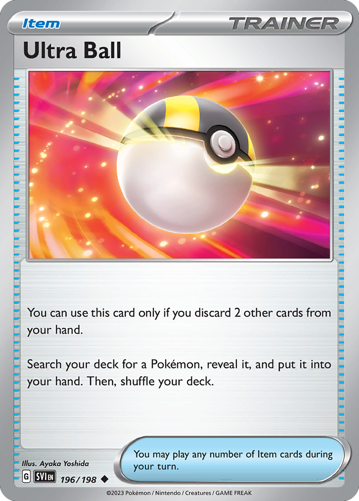 Ultra Ball (196/198) - Scarlet & Violet Pokémon Card