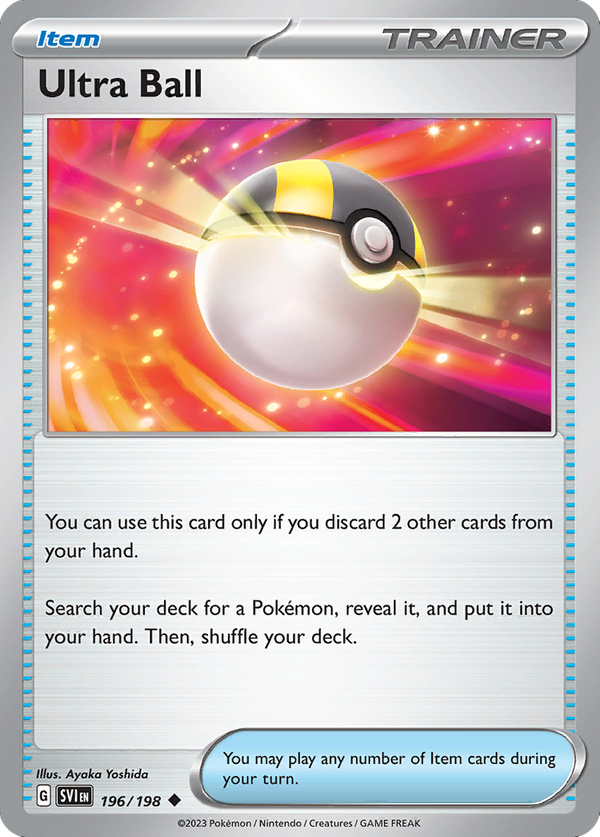 Ultra Ball (196/198) - Scarlet & Violet