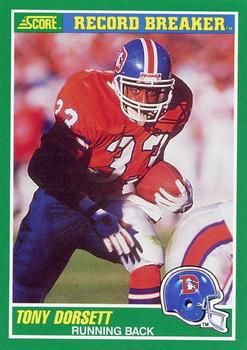 Tony Dorsett - Topps 1989, Denver Broncos Football Card #240