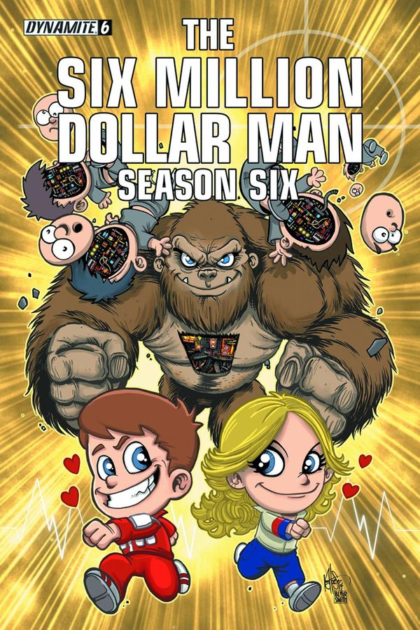 Six Million Dollar Man Season 6 #6 (Haeser Lil Dollar Man Var)