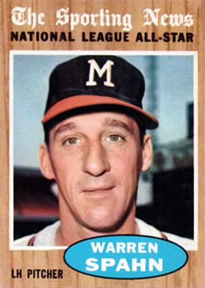 Warren Spahn 1962 Topps #399