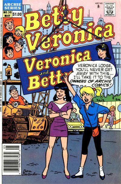 Betty and Veronica #30 Comic