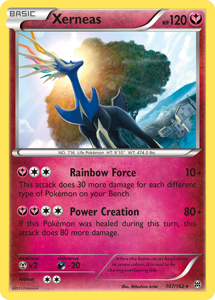 Xerneas (107/162) - BREAKthrough Pokémon Card