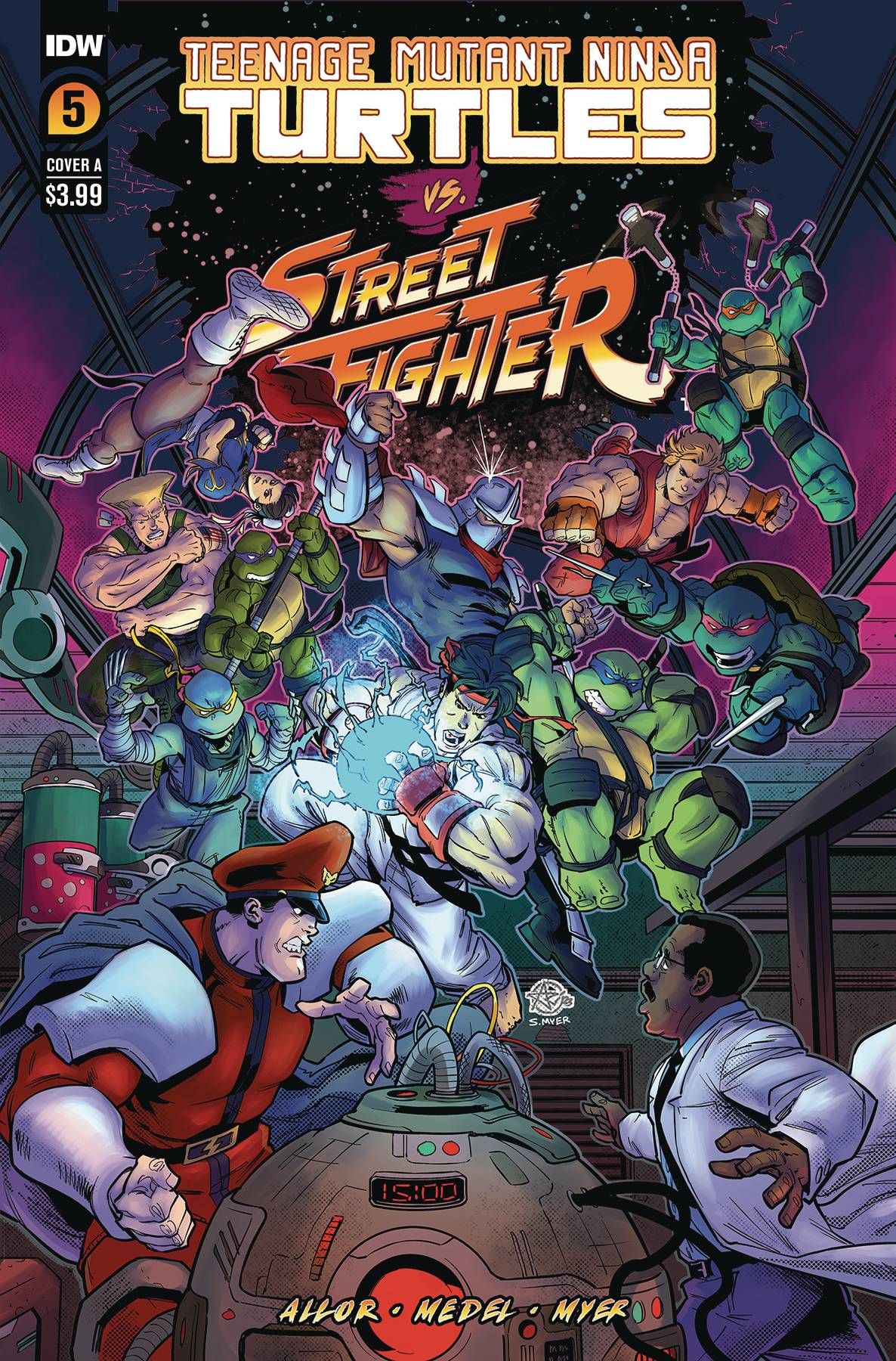 Teenage Mutant Ninja Turtles vs. Street Fighter #5 Comic