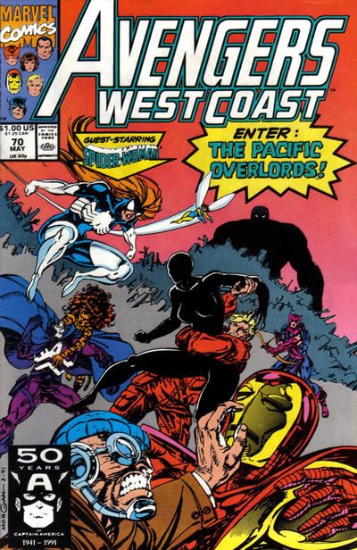 Avengers West Coast #70 Comic