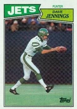 Dave Jennings 1987 Topps #140 Sports Card