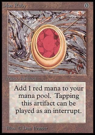 Mox Ruby (Beta) Trading Card