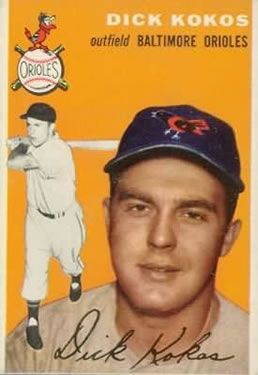 Dick Kokos 1954 Topps #106 Sports Card