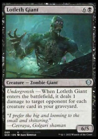 Lotleth Giant (Starter Commander Decks) Trading Card