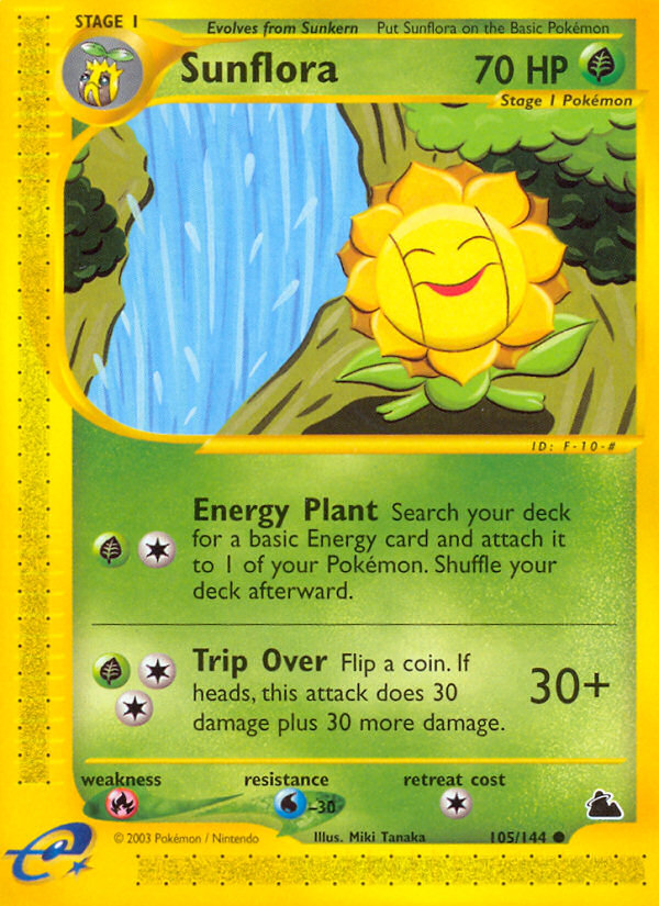 Sunflora (105/144) - Skyridge Pokémon Card