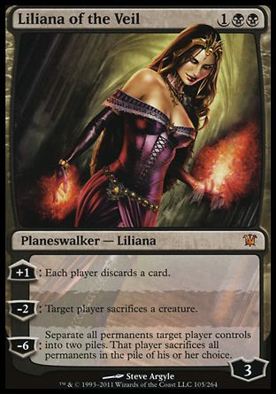 Liliana of the Veil (Innistrad) Trading Card