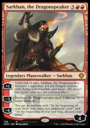 Sarkhan, the Dragonspeaker (Starter Commander Decks) Trading Card