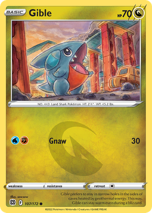 Gible (107/172) - Brilliant Stars