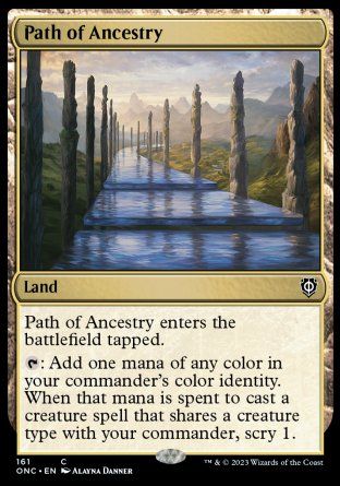 Path of Ancestry (Phyrexia: All Will Be One Commander Decks) Trading Card