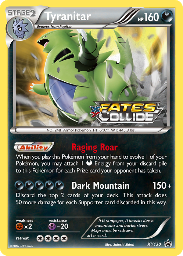 Tyranitar (XY130) - XY Black Star Promos