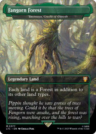 Yavimaya, Cradle of Growth (The Lord of the Rings Commander Decks) Trading Card