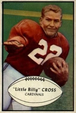 Billy Cross 1953 Bowman #96 Sports Card