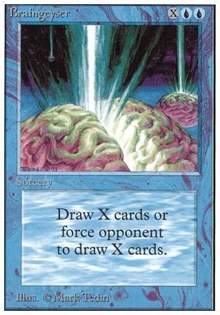 Braingeyser (Unlimited) Trading Card