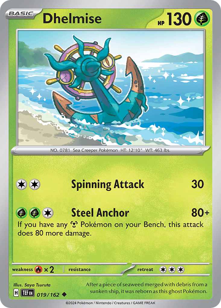 Dhelmise (19/162) - Temporal Forces Pokémon Card