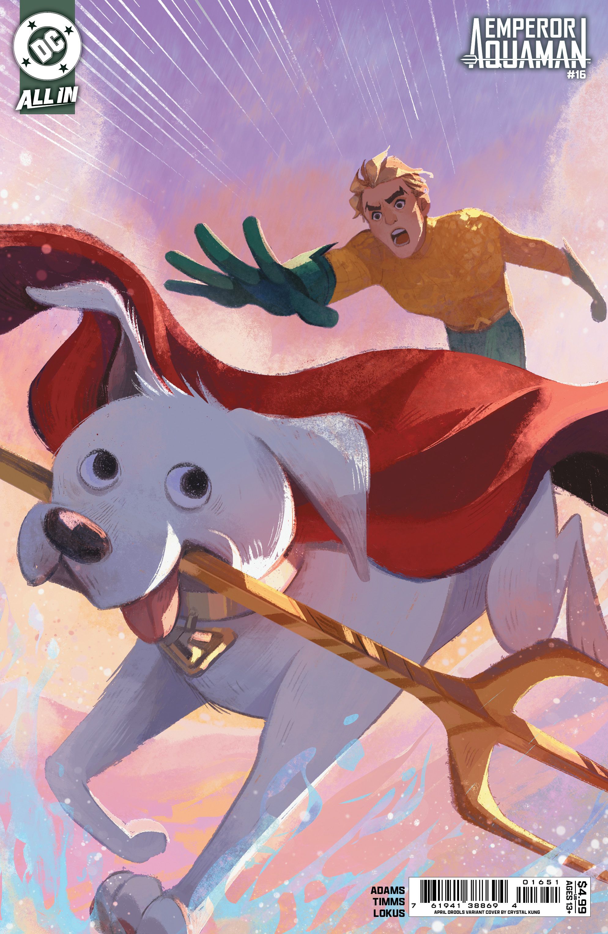 Emperor Aquaman #16 (Cvr E Crystal Kung April Drools Card Stock Variant) Comic