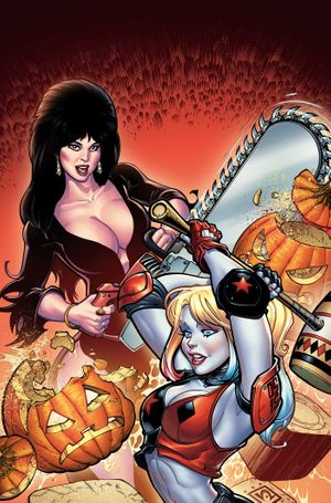 Harley Quinn X Elvira #1 (Cvr U Inc 1:40 Chad Hardin Virgin Variant)