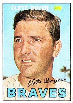 Clete Boyer 1967 Topps #328 Sports Card