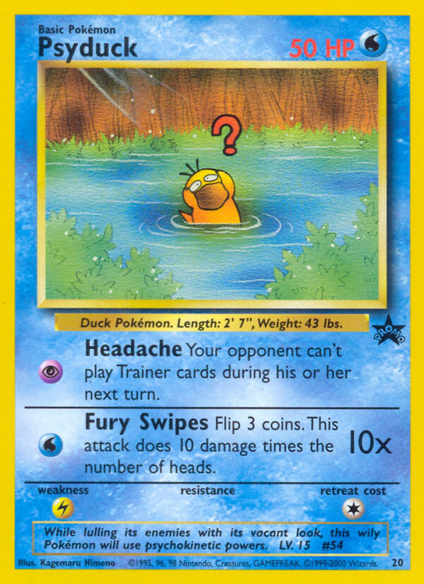 Psyduck (20/53) - Wizards Black Star Promos Pokémon Card