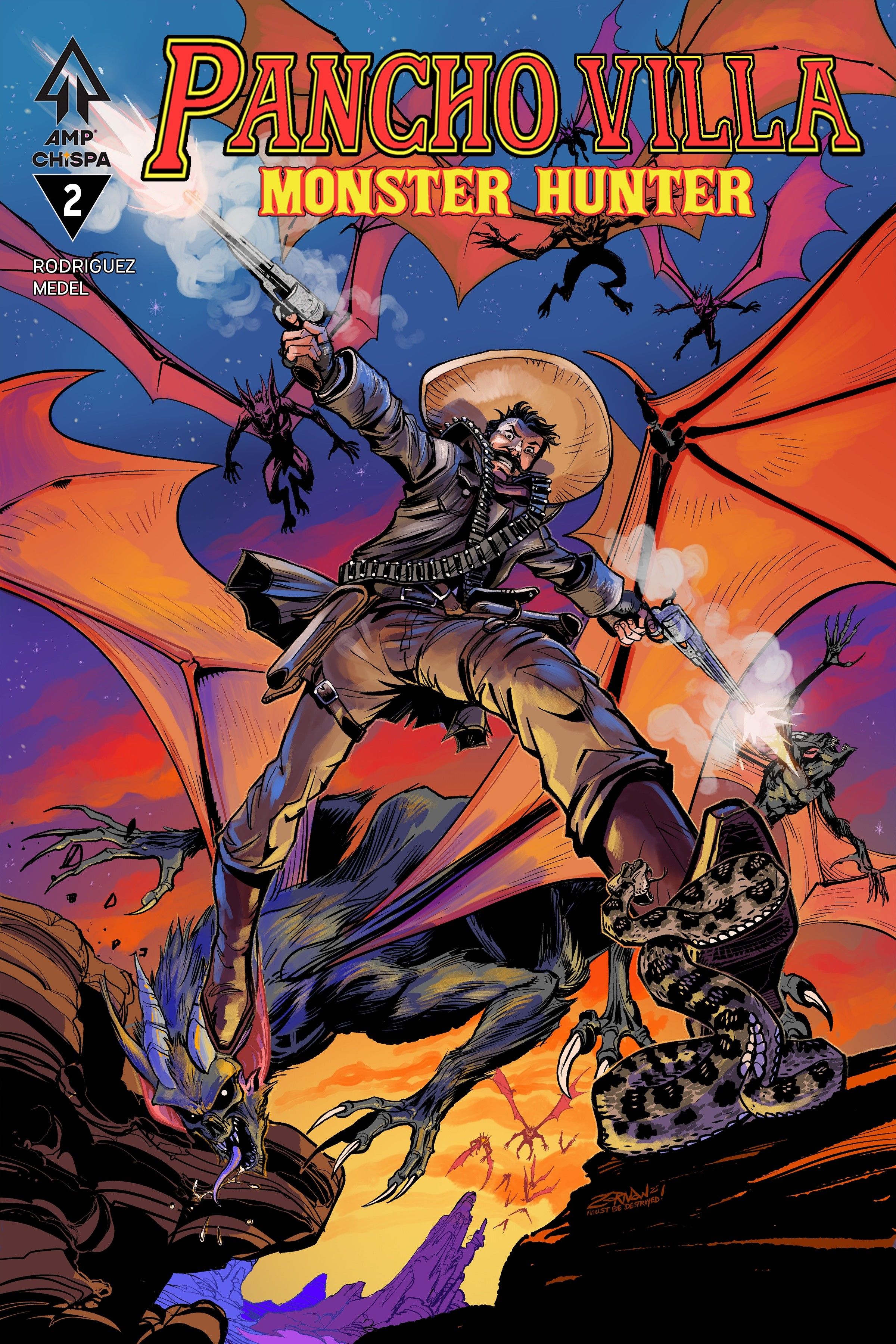Pancho Villa Monster Hunter #2 Comic