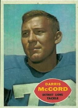 Darris McCord 1960 Topps #45 Sports Card