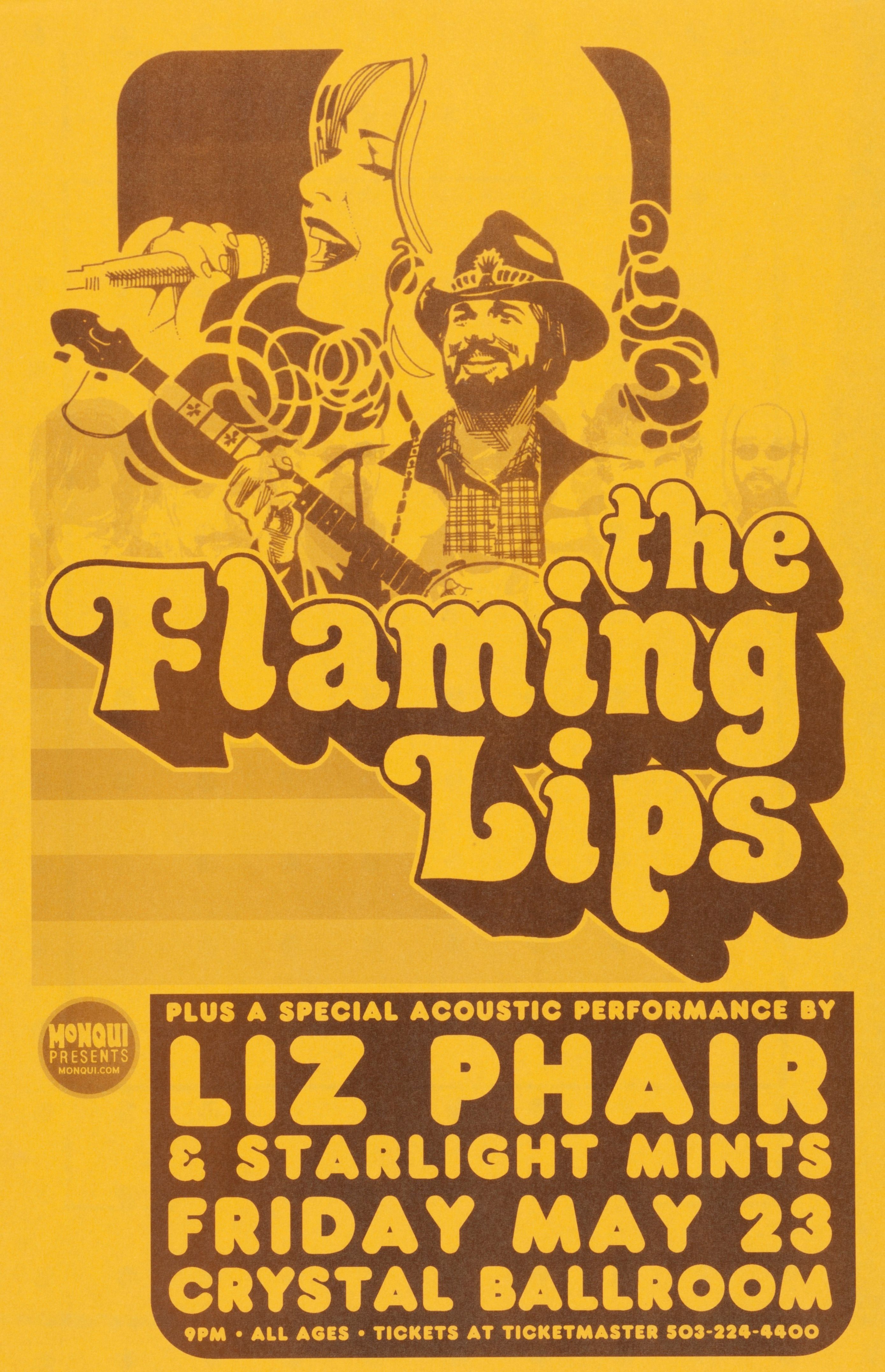 MXP-109.1 Flaming Lips Crystal Ballroom 2003 Concert Poster
