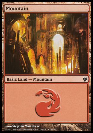 Mountain (Izzet vs. Golgari) Trading Card