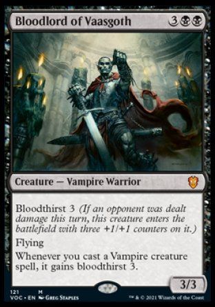 Bloodlord of Vaasgoth (Innistrad Crimson Vow Commander Decks) Trading Card